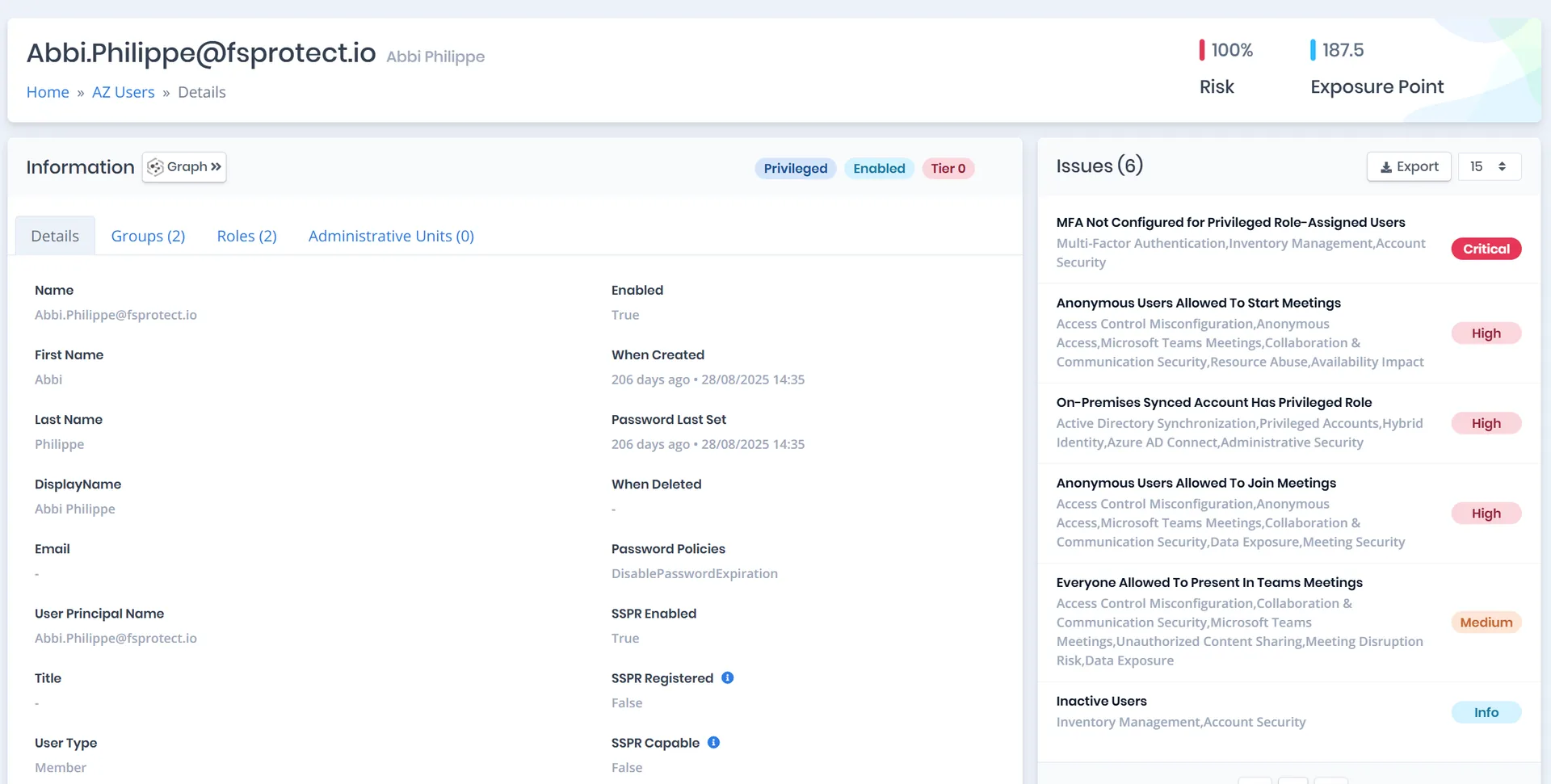 Faster investigations with identity context